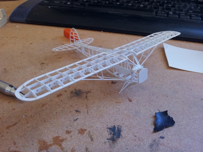 Piper Cub frame model (esc: 1/64) (No 3D print, CNC routing) 3D Print 383035