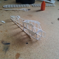 Piper Cub frame model (esc: 1/64) (No 3D print, CNC routing) - Thumbnail 7