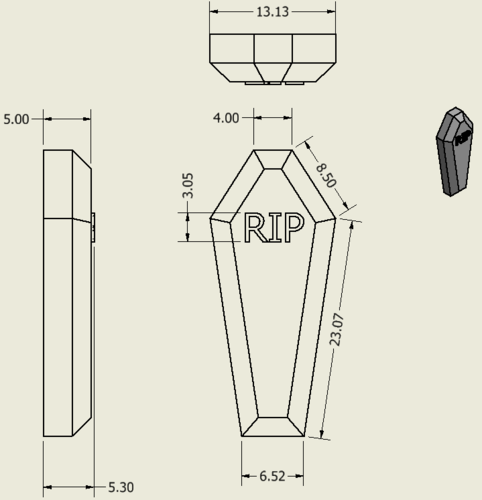 Coffin 3D Print 383039
