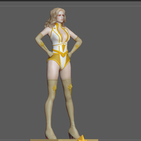 starlight the boys statue amazon 3d model for 3d print - Thumbnail 9