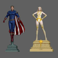 starlight the boys statue amazon 3d model for 3d print - Thumbnail 15