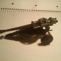 L118 light gun 1/72 scale model - Thumbnail 2
