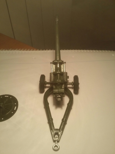 L118 light gun 1/72 scale model 3D Print 383102