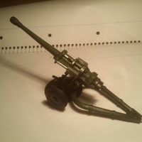 L118 light gun 1/72 scale model - Thumbnail 4