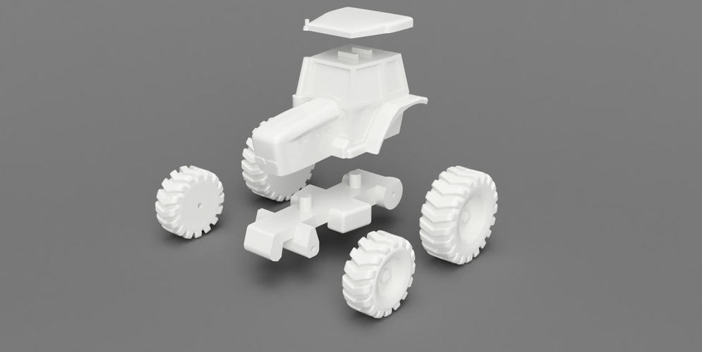 Generic Tractor (esc: 1: 100) 3D Print 383129