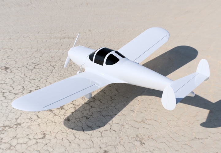  Ercoupe Aircraft Golden Age 3D Print 383165