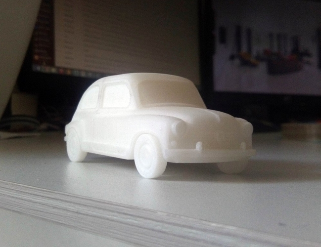 Fiat 600 Scale Model 3D Print 383173