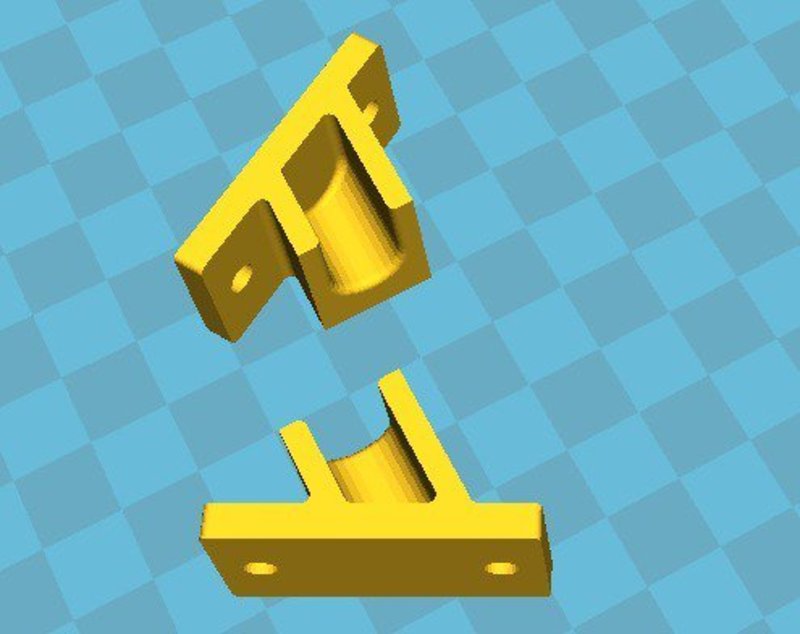 Kossel filament frame holder