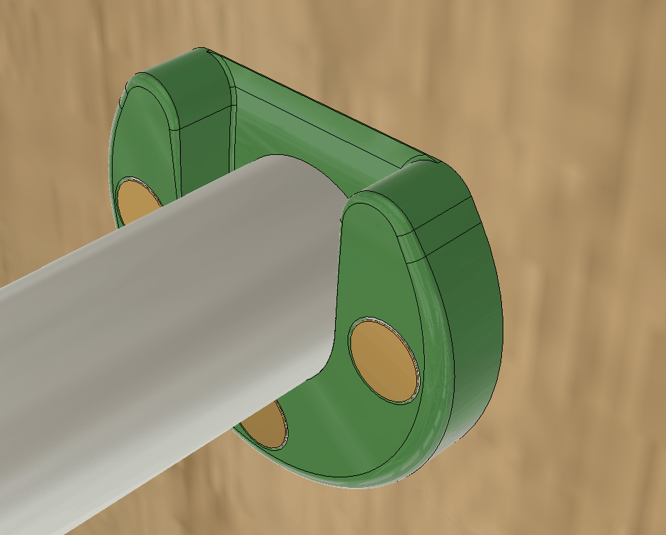 pull-up bar holder bracket 3D Print 383253