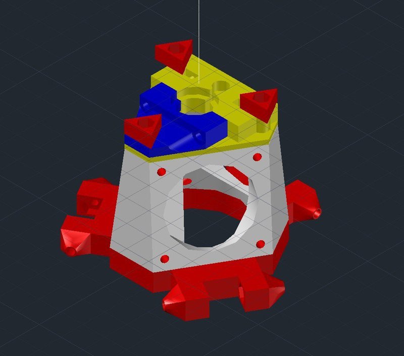 Kossel Effector suit  With 4010 FanCase 