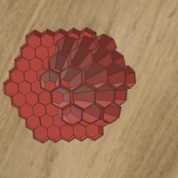Pen holder organizer honeycomb - Thumbnail 4