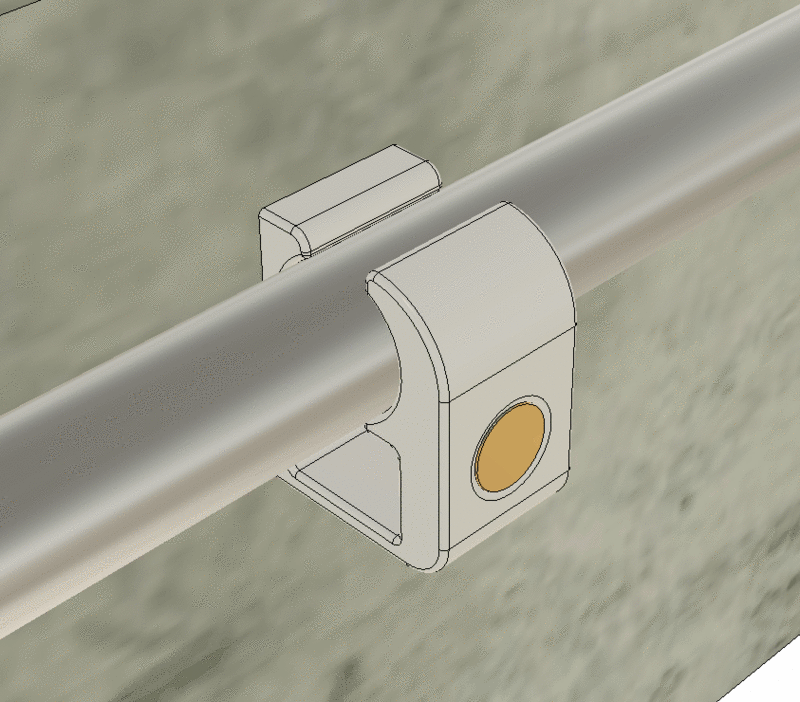 Pipe clamp holder pipe fixation hose