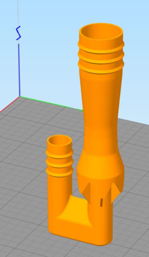 Water Suction Jet Pump Ejector 3D Print 383379