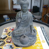 Small Budda Smoker incense stick 3d-scan 3D Printing 383407