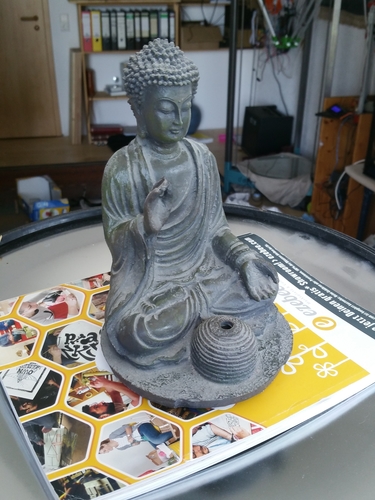 Budda Smoker incense stick 3d-scan 3D Print 383408