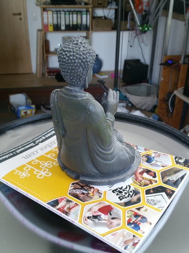 Budda Smoker incense stick 3d-scan 3D Print 383409