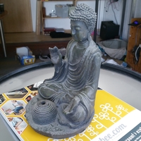 Budda Smoker incense stick 3d-scan - Thumbnail 4
