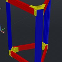 Delta Frame with fully 2060 Aluminum Extrusion  - Thumbnail 2