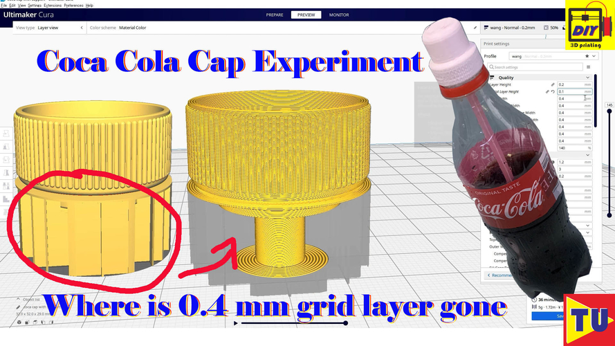 PCO 1881 Coca Cola cap with drink straw 3D Print 383437