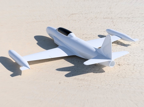 Avion jet T33 esc: 1/64 Facile à imprimer maquette