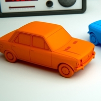 Small Fiat 128 Scale Model 3D Printing 383453