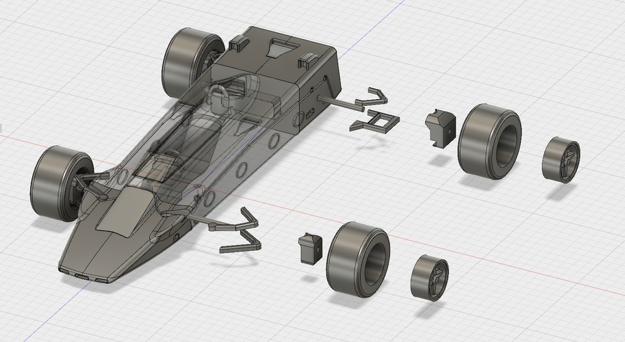 Lotus 56B Turbine Formula 1 racing car 3D Print 383465