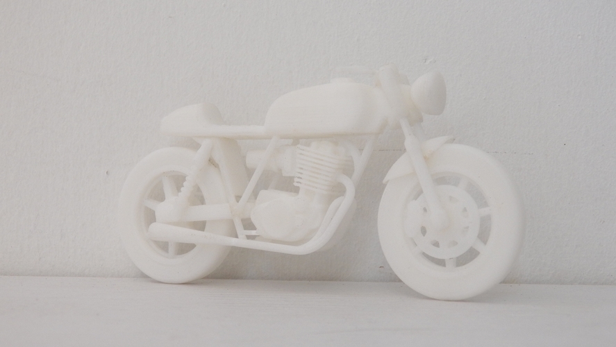 Moto Cafe Racer scalemodel 3D Print 383481