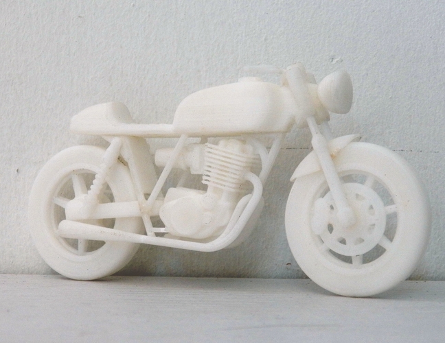 Moto Cafe Racer scalemodel 3D Print 383482