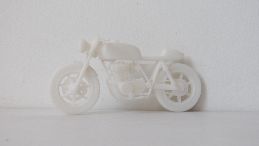 Moto Cafe Racer scalemodel 3D Print 383483
