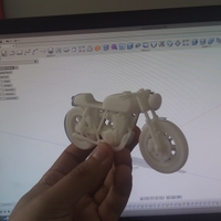 Moto Cafe Racer scalemodel - Thumbnail 10