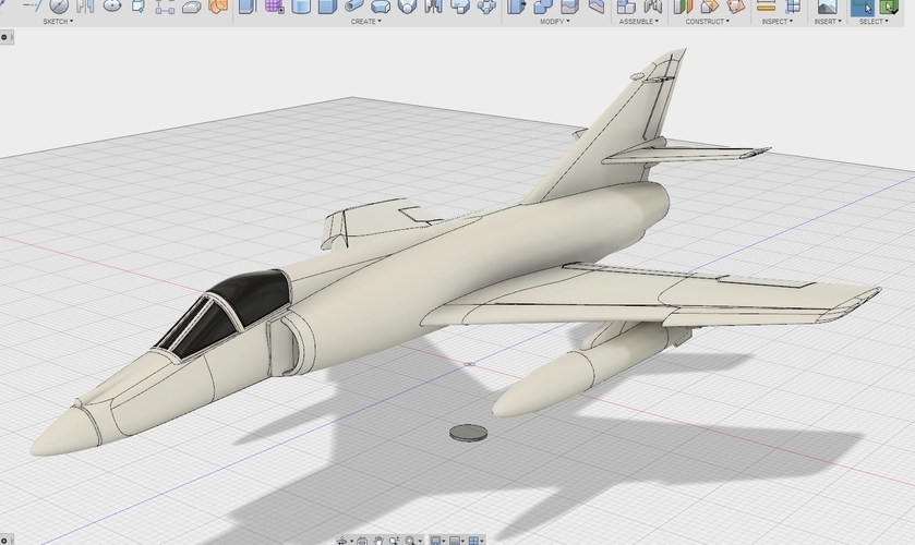  Dassault Super Etendard 3D Print 383492