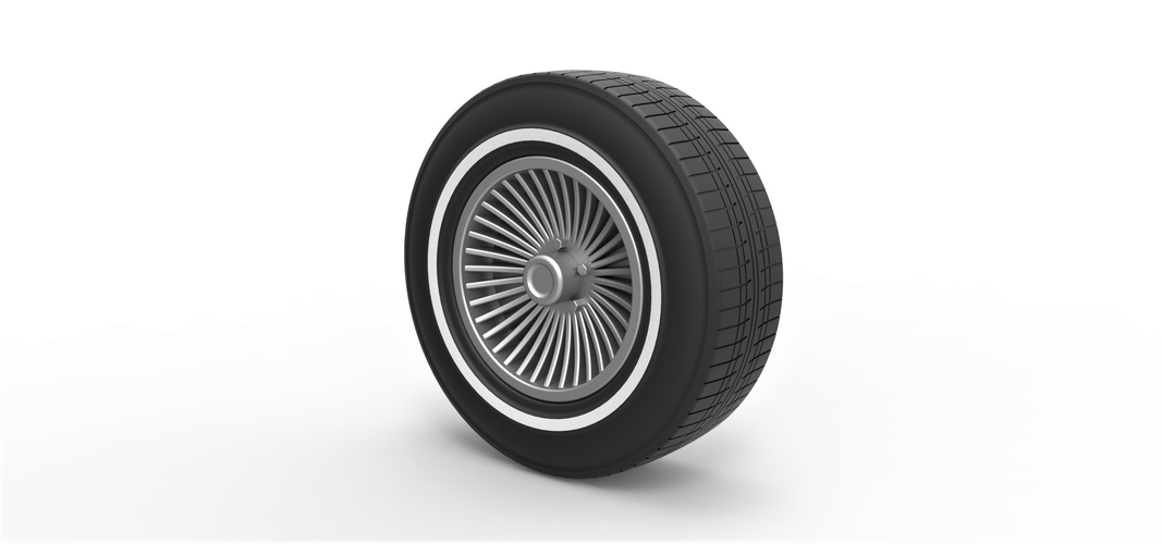 Diecast Car wheel 4 3D Print 383536