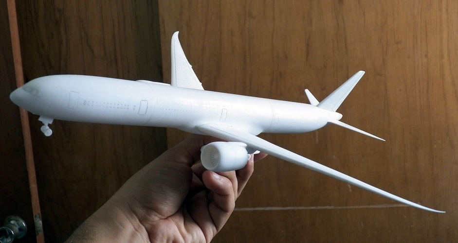 Boeing 777X aircraft scalemodel 3D Print 383544
