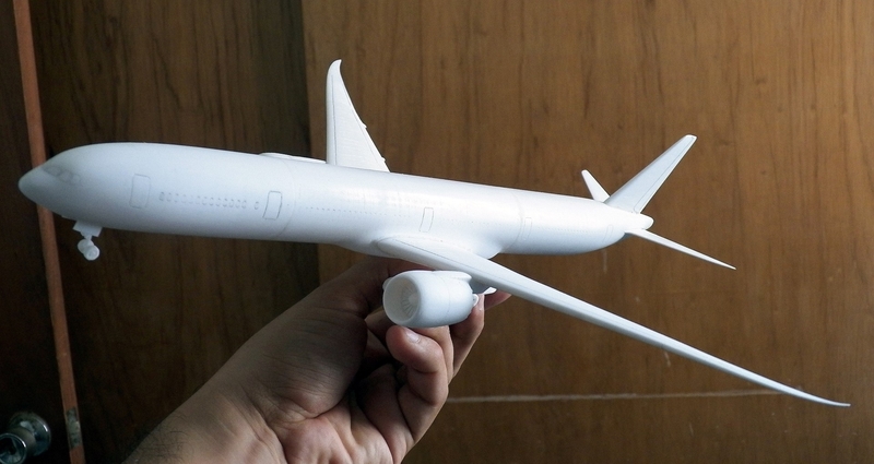 Boeing 777X aircraft scalemodel - Pinshape