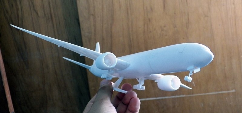 Boeing 777X aircraft scalemodel - Pinshape