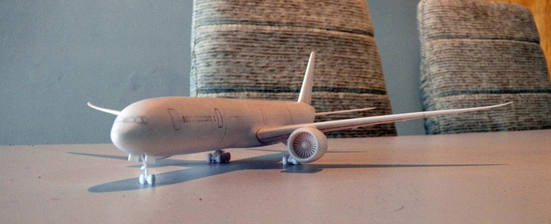 Boeing 777X aircraft scalemodel - Pinshape
