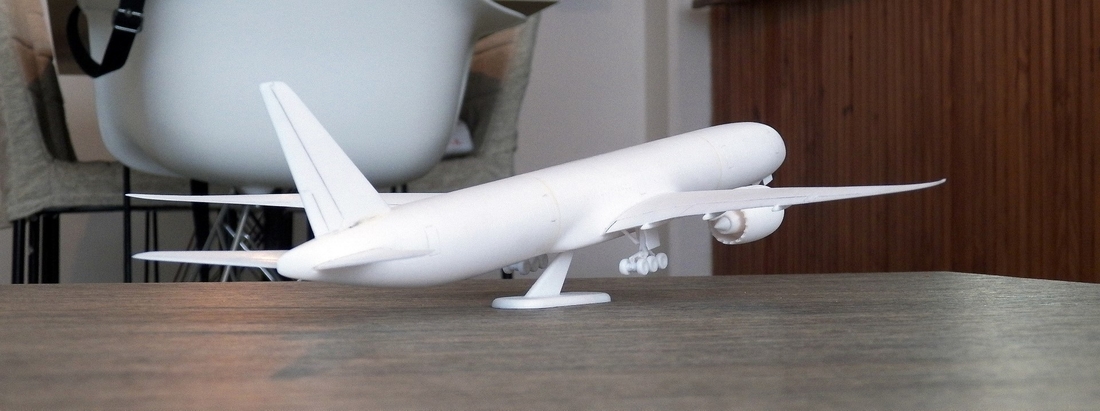 Boeing 777X aircraft scalemodel 3D Print 383548