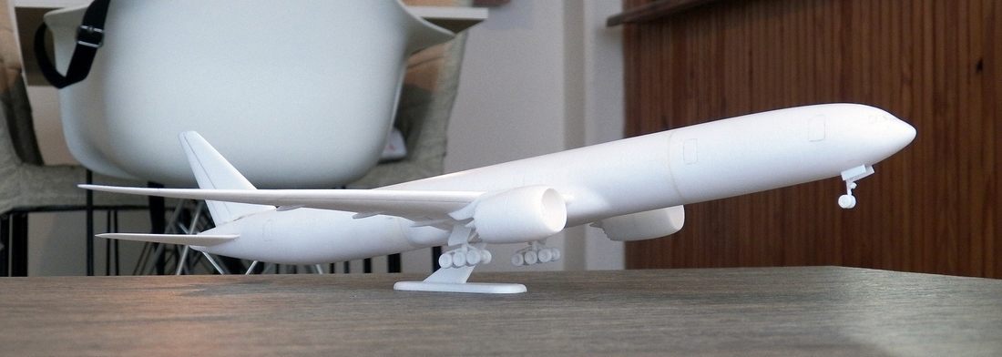 Boeing 777X aircraft scalemodel 3D Print 383549