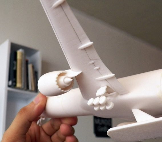 Boeing 777X aircraft scalemodel 3D Print 383556