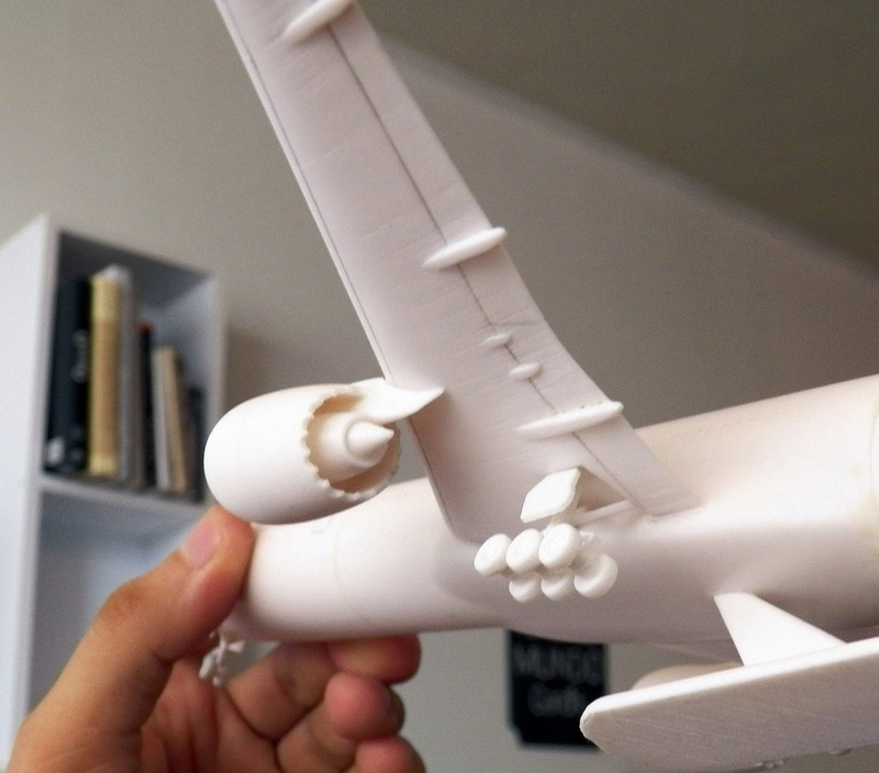 Boeing 777X aircraft scalemodel - Pinshape