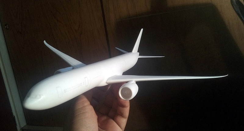Boeing 777X aircraft scalemodel - Pinshape