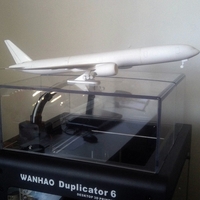 Small Boeing 777X aircraft scalemodel 3D Printing 383560