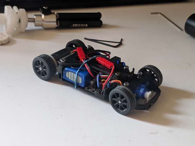OpenZ v3b Chassis (1:28 RC) 3D Print 383574