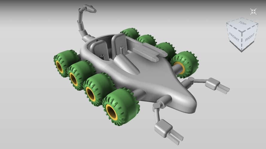 Micronauts Scorpion Explorer 3D Print 383619