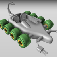 Small Micronauts Scorpion Explorer 3D Printing 383619