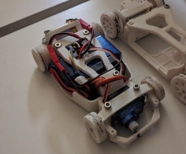 OpenZ v4a Chassis (1:28 RC) 3D Print 383644