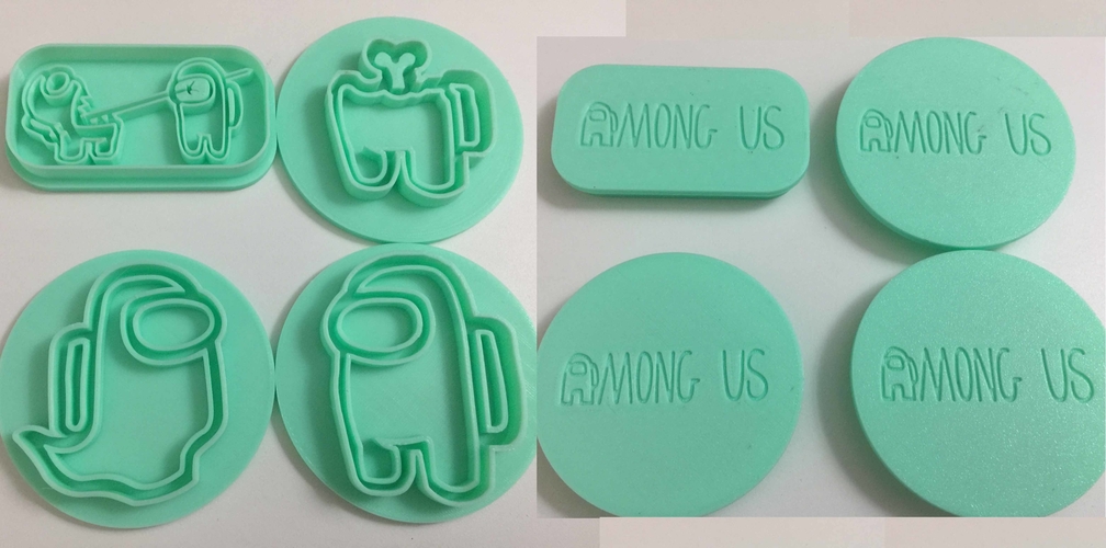 Among Us Cookie Cutters 3D Print 383652