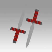 Togainu no Chi Rin Knife Cosplay Weapon Prop  - Thumbnail 1