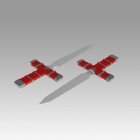 Togainu no Chi Rin Knife Cosplay Weapon Prop  - Thumbnail 6