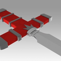 Togainu no Chi Rin Knife Cosplay Weapon Prop  - Thumbnail 7